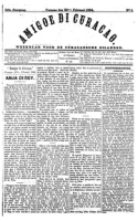 Amigoe di Curacao (23 Februari 1884), Amigoe di Curacao