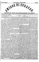 Amigoe di Curacao (8 Maart 1884), Amigoe di Curacao