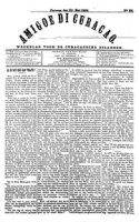 Amigoe di Curacao (31 Mei 1884), Amigoe di Curacao