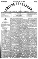 Amigoe di Curacao (28 Juni 1884), Amigoe di Curacao