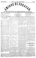Amigoe di Curacao (6 September 1884), Amigoe di Curacao