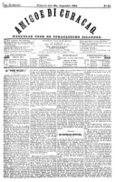 Amigoe di Curacao (20 September 1884), Amigoe di Curacao