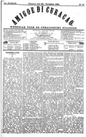 Amigoe di Curacao (22 November 1884), Amigoe di Curacao