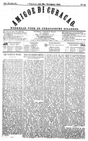 Amigoe di Curacao (29 November 1884), Amigoe di Curacao