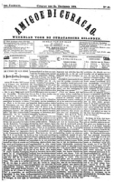 Amigoe di Curacao (6 December 1884), Amigoe di Curacao