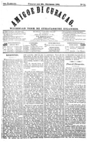 Amigoe di Curacao (20 December 1884), Amigoe di Curacao