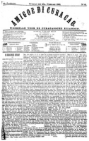 Amigoe di Curacao (28 Februari 1885), Amigoe di Curacao