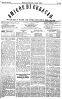 Amigoe di Curacao (18 April 1885), Amigoe di Curacao