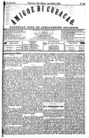 Amigoe di Curacao (22 Augustus 1885), Amigoe di Curacao