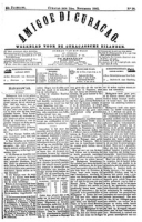 Amigoe di Curacao (14 November 1885), Amigoe di Curacao