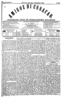 Amigoe di Curacao (21 November 1885), Amigoe di Curacao