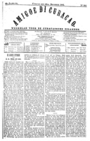 Amigoe di Curacao (24 December 1885), Amigoe di Curacao