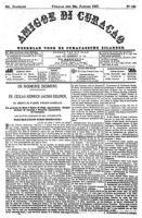 Amigoe di Curacao (22 Januari 1887), Amigoe di Curacao