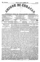 Amigoe di Curacao (9 April 1887), Amigoe di Curacao