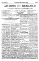 Amigoe di Curacao (18 Februari 1888), Amigoe di Curacao