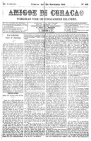 Amigoe di Curacao (29 September 1888), Amigoe di Curacao
