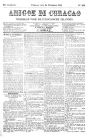 Amigoe di Curacao (3 November 1888), Amigoe di Curacao