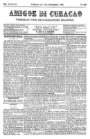 Amigoe di Curacao (12 September 1891), Amigoe di Curacao