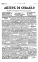 Amigoe di Curacao (9 Juli 1892), Amigoe di Curacao