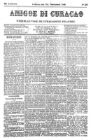 Amigoe di Curacao (17 September 1892), Amigoe di Curacao