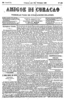 Amigoe di Curacao (15 Oktober 1892), Amigoe di Curacao