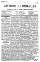 Amigoe di Curacao (29 Oktober 1892), Amigoe di Curacao