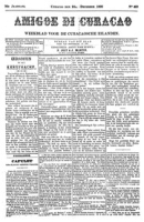Amigoe di Curacao (24 December 1892), Amigoe di Curacao