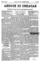 Amigoe di Curacao (31 December 1892), Amigoe di Curacao