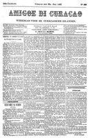 Amigoe di Curacao (29 Juli 1893), Amigoe di Curacao