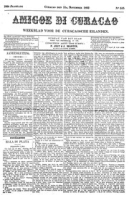 Amigoe di Curacao (11 November 1893), Amigoe di Curacao