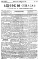 Amigoe di Curacao (14 December 1895), Amigoe di Curacao