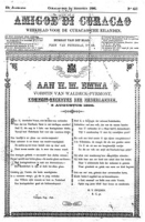 Amigoe di Curacao (1 Augustus 1896), Amigoe di Curacao