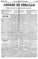 Amigoe di Curacao (11 Februari 1899), Amigoe di Curacao