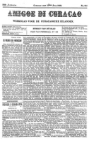 Amigoe di Curacao (15 Juli 1899), Amigoe di Curacao
