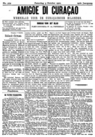 Amigoe di Curacao (3 Oktober 1902), Amigoe di Curacao