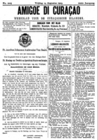 Amigoe di Curacao (14 Augustus 1903), Amigoe di Curacao