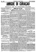 Amigoe di Curacao (30 April 1904), Amigoe di Curacao