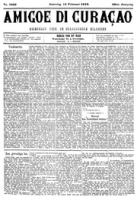 Amigoe di Curacao (15 Februari 1919), Amigoe di Curacao