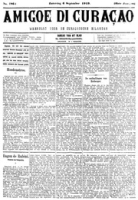 Amigoe di Curacao (6 September 1919), Amigoe di Curacao