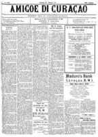 Amigoe di Curacao (28 Februari 1931), Amigoe di Curacao