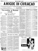 Amigoe di Curacao (8 Maart 1941), Amigoe di Curacao