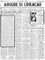 Amigoe di Curacao (13 Oktober 1941), Amigoe di Curacao