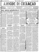 Amigoe di Curacao (7 November 1942), Amigoe di Curacao