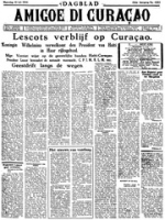 Amigoe di Curacao (10 Juli 1944), Amigoe di Curacao