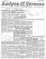Amigoe di Curacao (9 November 1956), Amigoe di Curacao