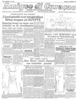 Amigoe di Curacao (30 November 1956), Amigoe di Curacao