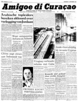 Amigoe di Curacao (9 September 1964), Amigoe di Curacao