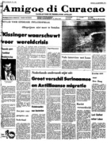 Amigoe di Curacao (24 September 1974), Amigoe di Curacao