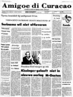 Amigoe di Curacao (16 November 1974), Amigoe di Curacao