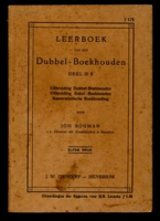 ECURY-022: Leerboek van het Dubbel-Boekhouden. Deel III B, 11e Druk, Hilversum, J.W. Dikhoof, 1939, Bouwman, Joh.